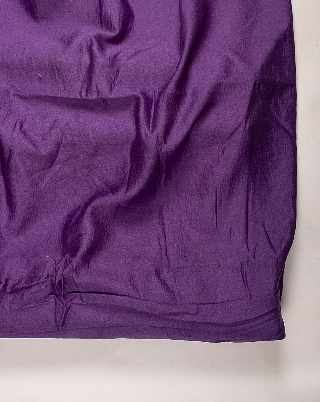 Purple Plain Chanderi Fabric